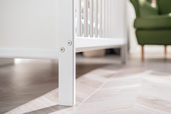 Aurora baby cot, white matt - Image 7