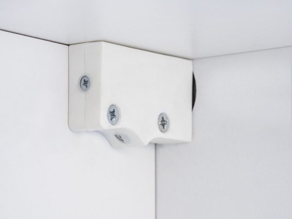 Wall-mounted TV cabinet Loreto, white/white - Image 6
