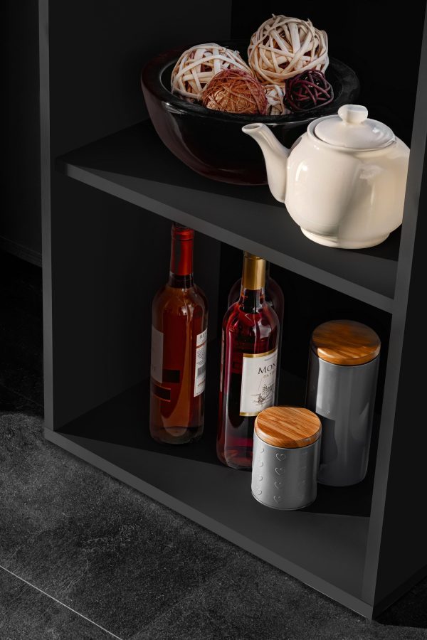 Taranto Bookcase, Black - Image 5