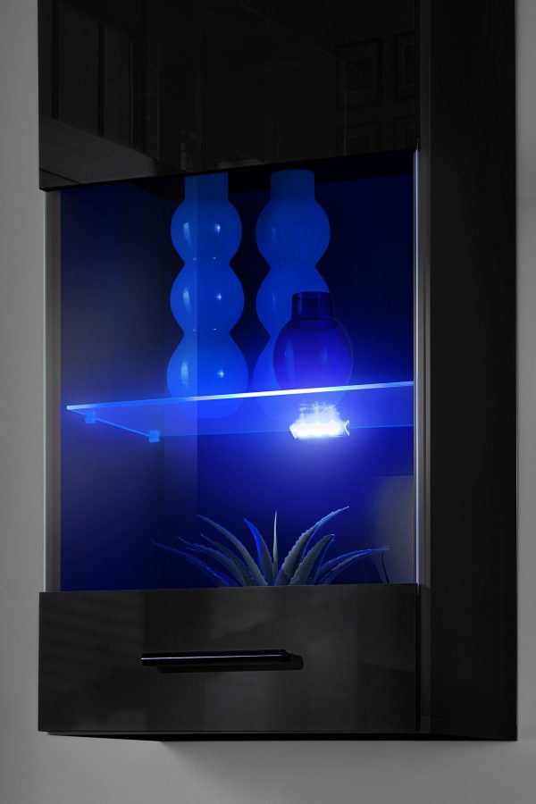 Varallo TV furniture set, black/black RGB LED lighting - Image 6