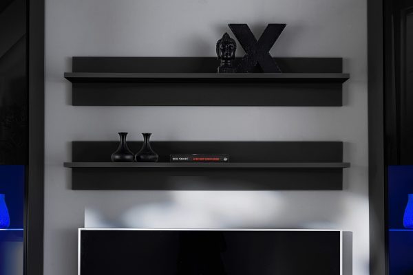 Varallo TV furniture set, black/black RGB LED lighting - Image 5
