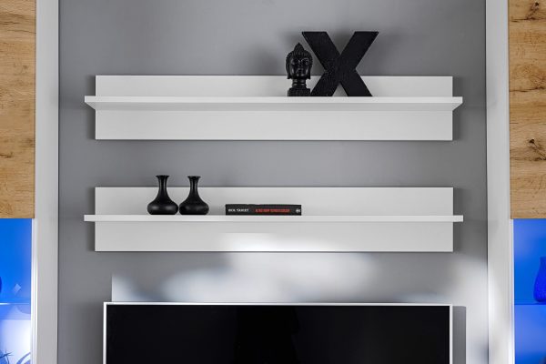 Varallo TV furniture set, Wotan/white RGB LED lighting - Image 5