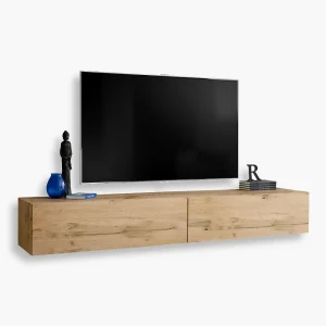 Wall-mounted TV cabinet Loreto, Wotan/Wotan