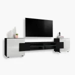 Merano TV Cabinet, Black/White