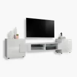 Merano TV Cabinet, White/White