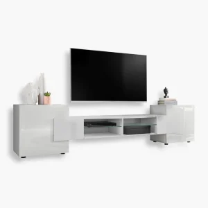 Merano TV Cabinet, White/White
