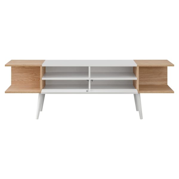 Forio TV cabinet, white oak - Image 5