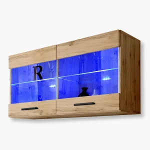 Glass cabinet Savona, Wotan/Wotan