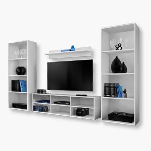 Taranto Grande TV Furniture Set, White