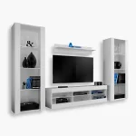 Tivoli Grande TV Furniture Set, White/White