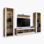 TV Furniture Set Tivoli Grande, White/Wotan