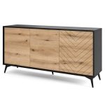 Jasper K154 chest of drawers – width 154 cm, height 77 cm, depth 39 cm