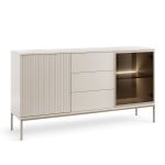Laval KSZ154 – chest of drawers, cashmere with slats, width 154 cm, height 83 cm, depth 39 cm