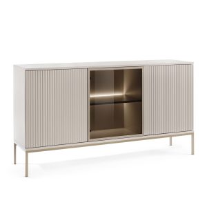 Laval K154 – chest of drawers, cashmere with slats, width 154 cm, height 83 cm, depth 39 cm