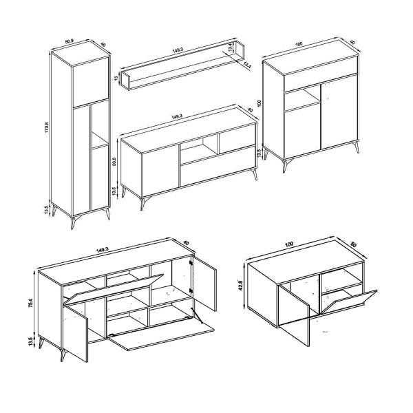 Orvieto living room furniture collection - Image 3