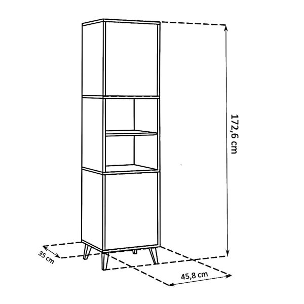 2D Display Cabinet & Fondi Wine Rack - Image 2