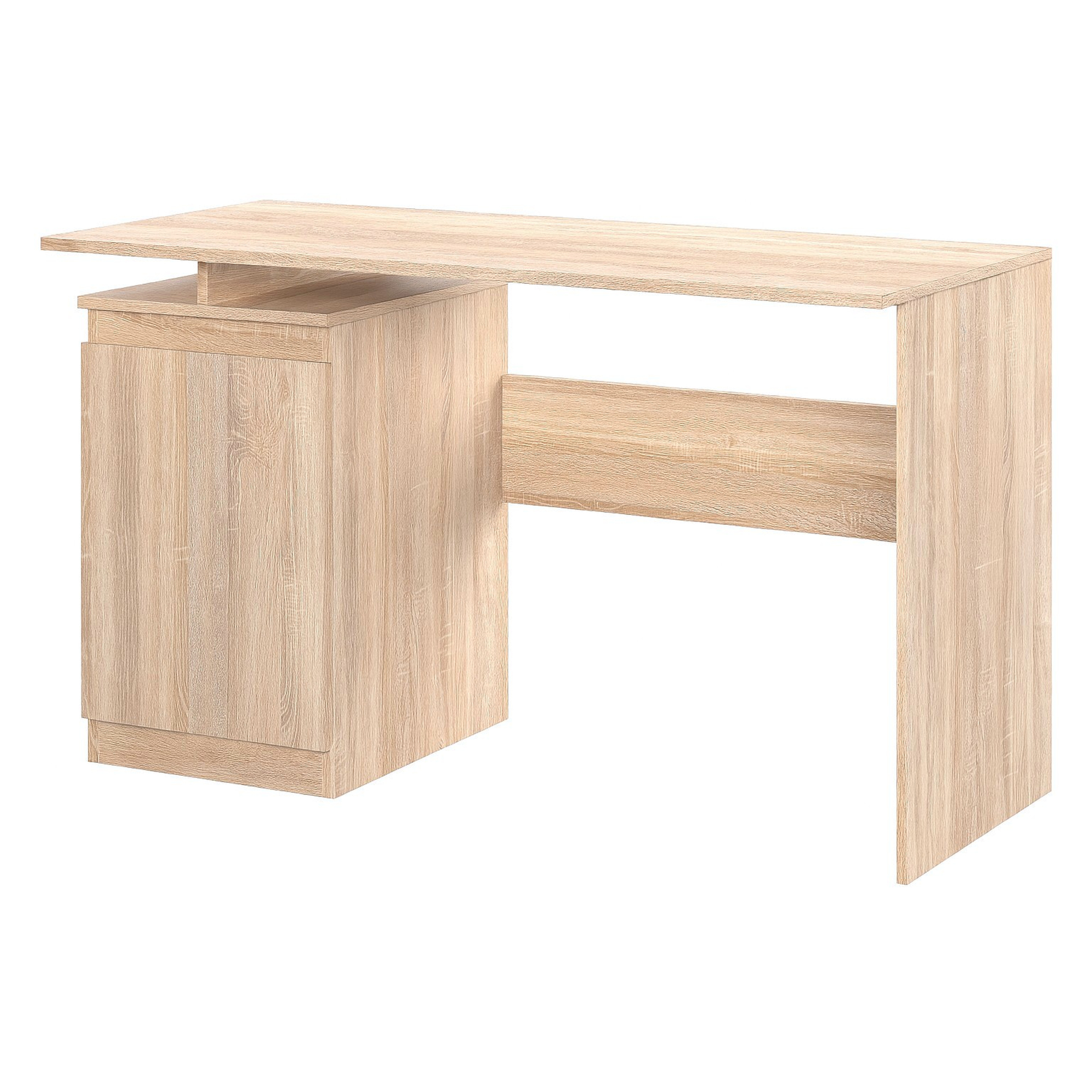 XMEBSKRBRKMC00101101_00-2.jpg SOLA Desk,Lockable,Sonoma Oak,120x73x59 cm - Image 1
