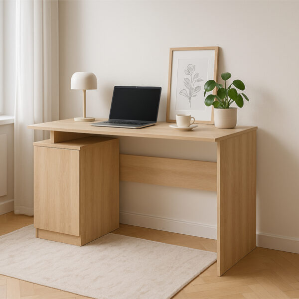 SOLA Desk,Lockable,Sonoma Oak,120x73x59 cm - Image 2