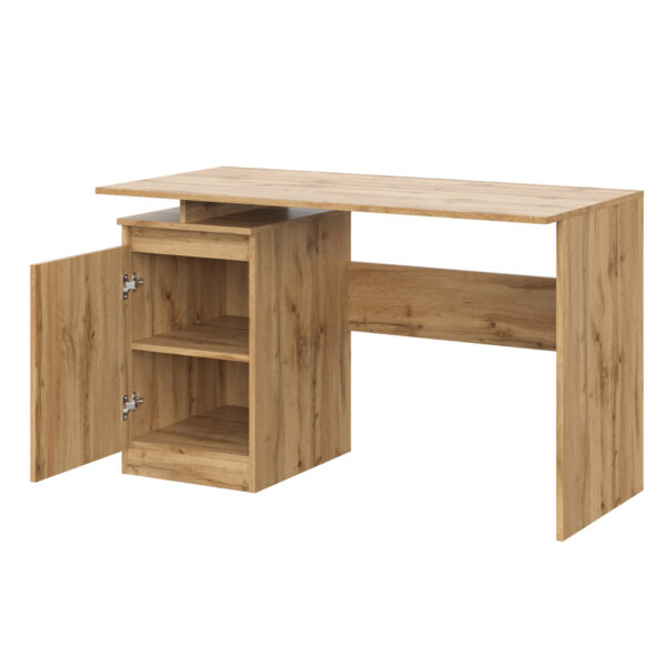 SOLA Desk,Lockable,Wotan Oak,120x73x59 cm - Image 4