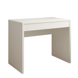FORDE Desk,With Drawer,White,75x75x50 cm