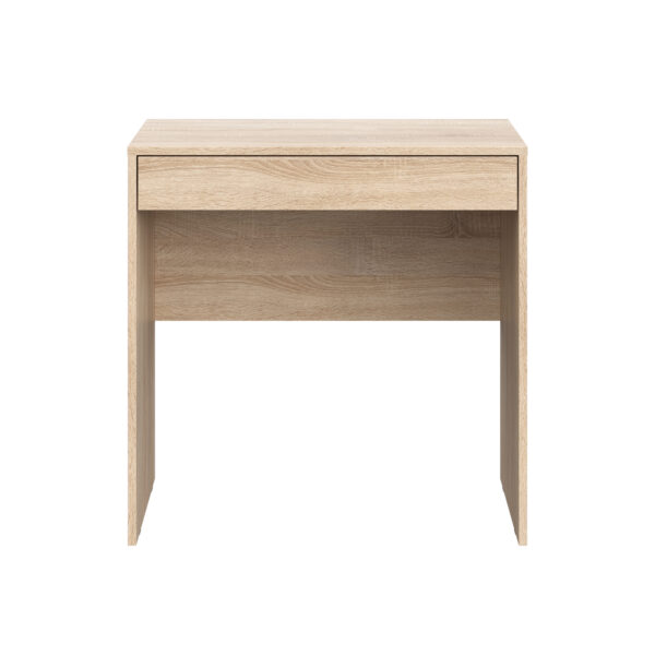 FORDE Desk,With Drawer,Sonoma Oak,75x75x50 cm - Image 5