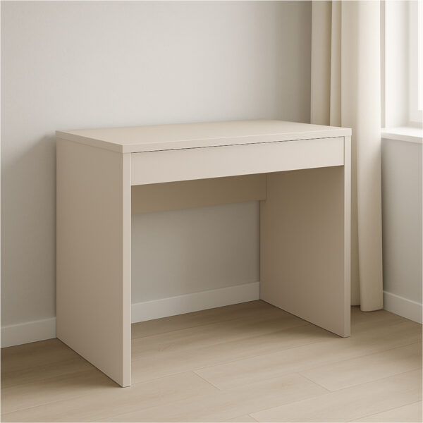 FORDE Desk,With Drawer,Cashmere,75x75x50 cm - Image 4