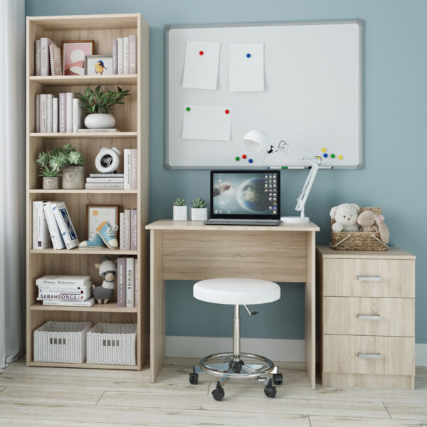 ULVIK Desk,Simple,Sonoma Oak,80x75x50 cm - Image 4