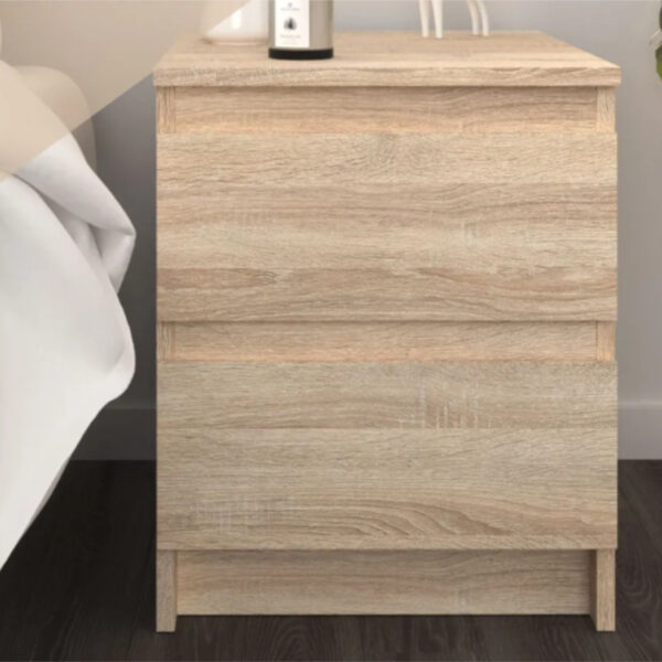 SOLA Chest of Drawers,2 Drawers,Sonoma Oak,40x50x43 cm - Image 2