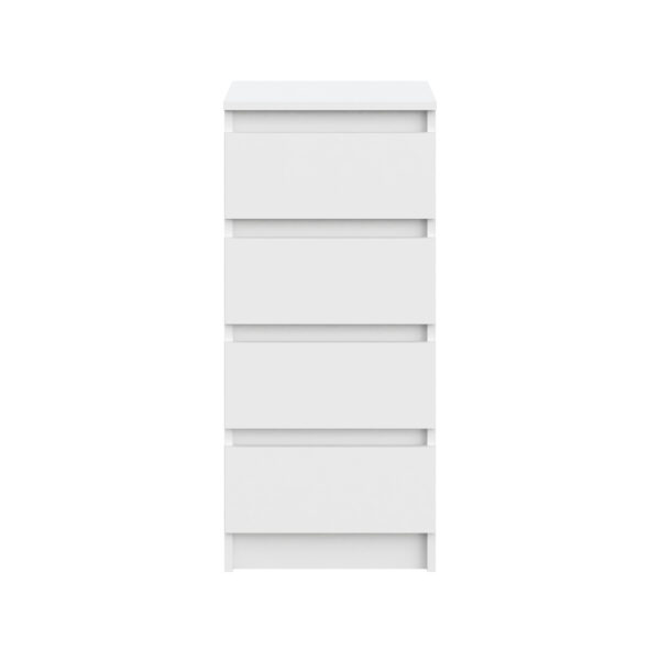 SOLA Chest of Drawers,4 Drawers,White,40x90x43 cm - Image 5