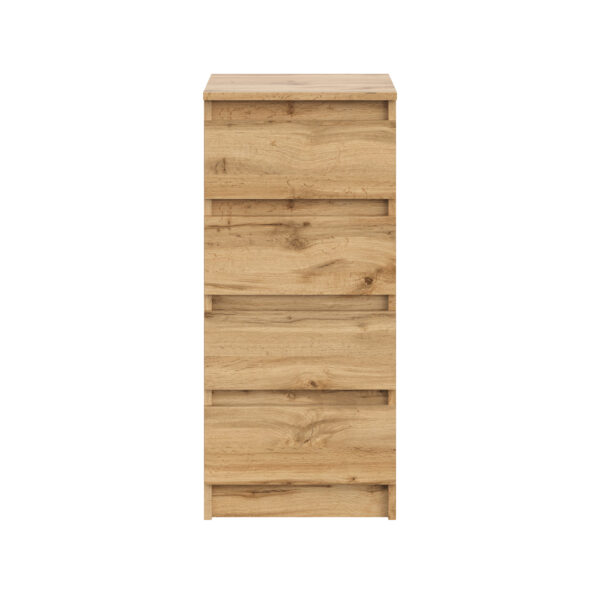 SOLA Chest of Drawers,4 Drawers,Wotan Oak,40x90x43 cm - Image 5