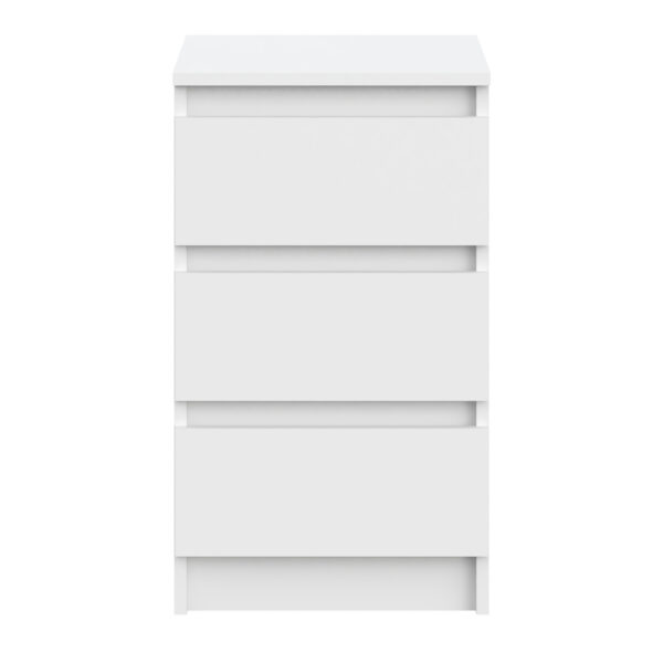 SOLA Chest of Drawers,3 Drawers,White,40x69x43 cm - Image 5