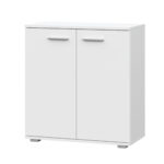FAUSKE Chest of Drawers,"Spacious, 2-door",White,69x74x34 cm