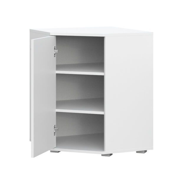 FAUSKE Corner Chest,Spacious,White,138x74x34 cm - Image 4