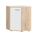 FAUSKE Corner Chest,Spacious,Sonoma Oak/White,138x74x34 cm