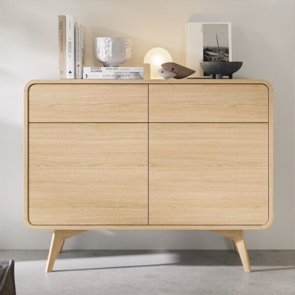 Sideboard, CORNWALL KOM1, Modern, Chipboard, Cornwall Living Room 108 x 84 x 39 cm - Image 2