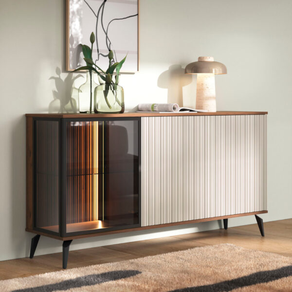 Sideboard, DAWSON KOM1, Modern, Chipboard, Dawson KOM1 Living Room 154 x 80 x 39 cm - Image 2