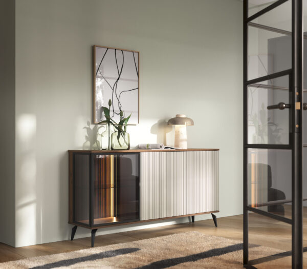 Sideboard, DAWSON KOM1, Modern, Chipboard, Dawson KOM1 Living Room 154 x 80 x 39 cm - Image 6