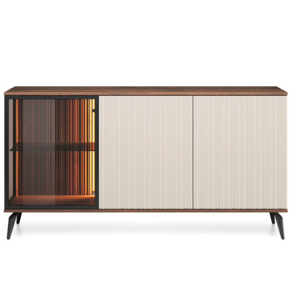 Sideboard, DAWSON KOM1, Modern, Chipboard, Dawson KOM1 Living Room 154 x 80 x 39 cm - Image 7