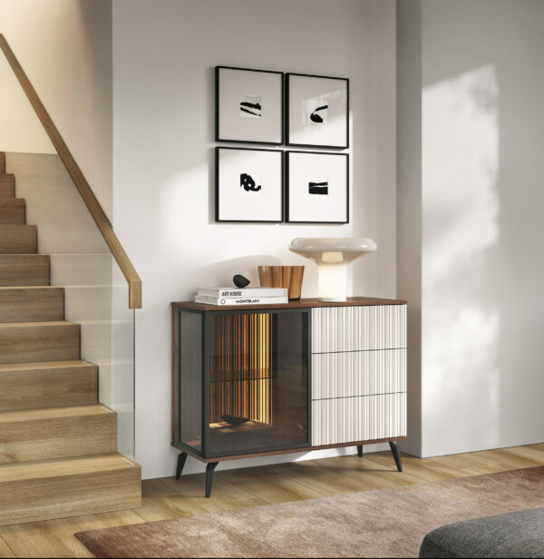 Sideboard, DAWSON KOM2, Modern, Chipboard, Dawson KOM2 Living Room 103 x 80 x 39 cm - Image 6