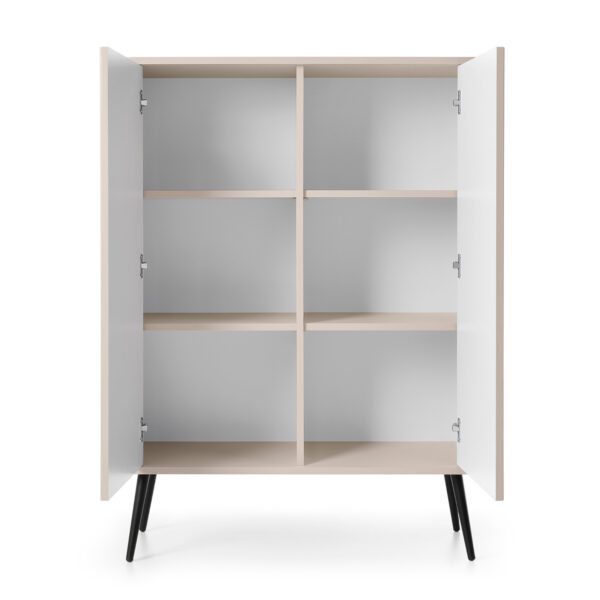 Sideboard, MORDEN KOM1, Modern, Chipboard, Cashmere Living Room 103 x 129 x 39 cm - Image 4