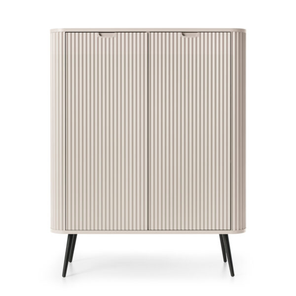 Sideboard, MORDEN KOM1, Modern, Chipboard, Cashmere Living Room 103 x 129 x 39 cm - Image 7