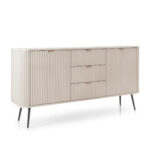 Sideboard, MORDEN KOM2, Modern, Chipboard, Cashmere Living Room 168 x 87 x 39 cm