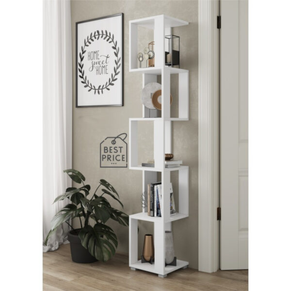 SOLA Standing Shelf,-,White,29x168x29 cm - Image 2
