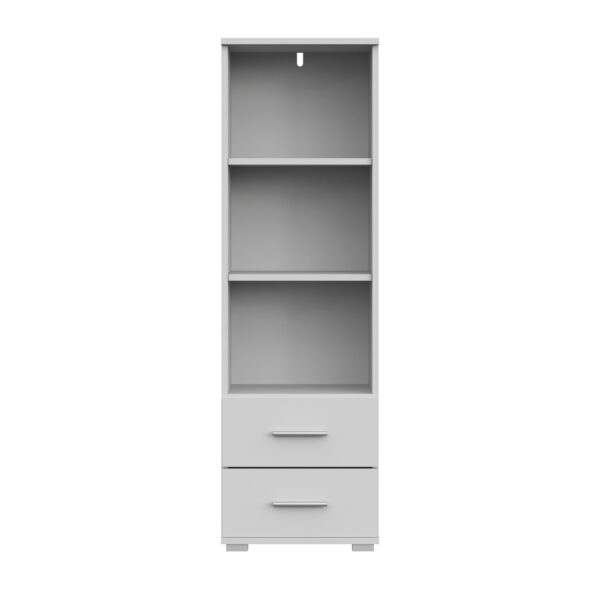 FAUSKE Shelf,2 Drawers,White,40x130x34 cm - Image 6