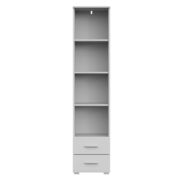 FAUSKE Shelf,2 Drawers,White,40x180x34 cm - Image 6