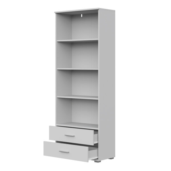FAUSKE Shelf,2 Drawers,White,69x180x34 cm - Image 4