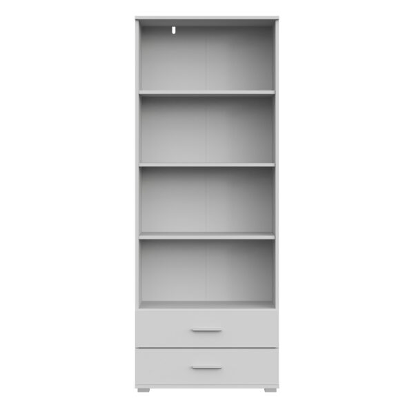 FAUSKE Shelf,2 Drawers,White,69x180x34 cm - Image 5
