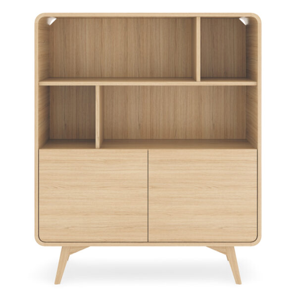 Bookcase, CORNWALL REG1, Modern, Chipboard, Cornwall Living Room 108 x 130 x 39 cm - Image 7