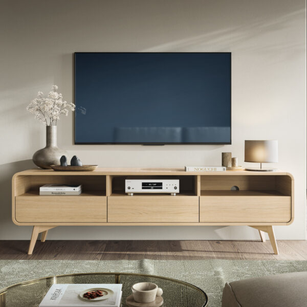 TV Stand, CORNWALL RTV1, Modern, Chipboard, Cornwall Living Room 180 x 53 x 39 cm - Image 2