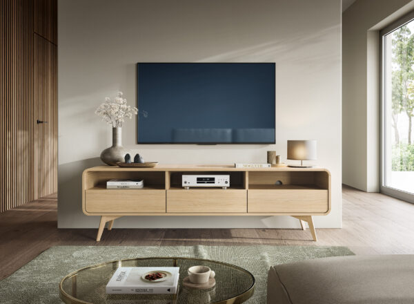 TV Stand, CORNWALL RTV1, Modern, Chipboard, Cornwall Living Room 180 x 53 x 39 cm - Image 6